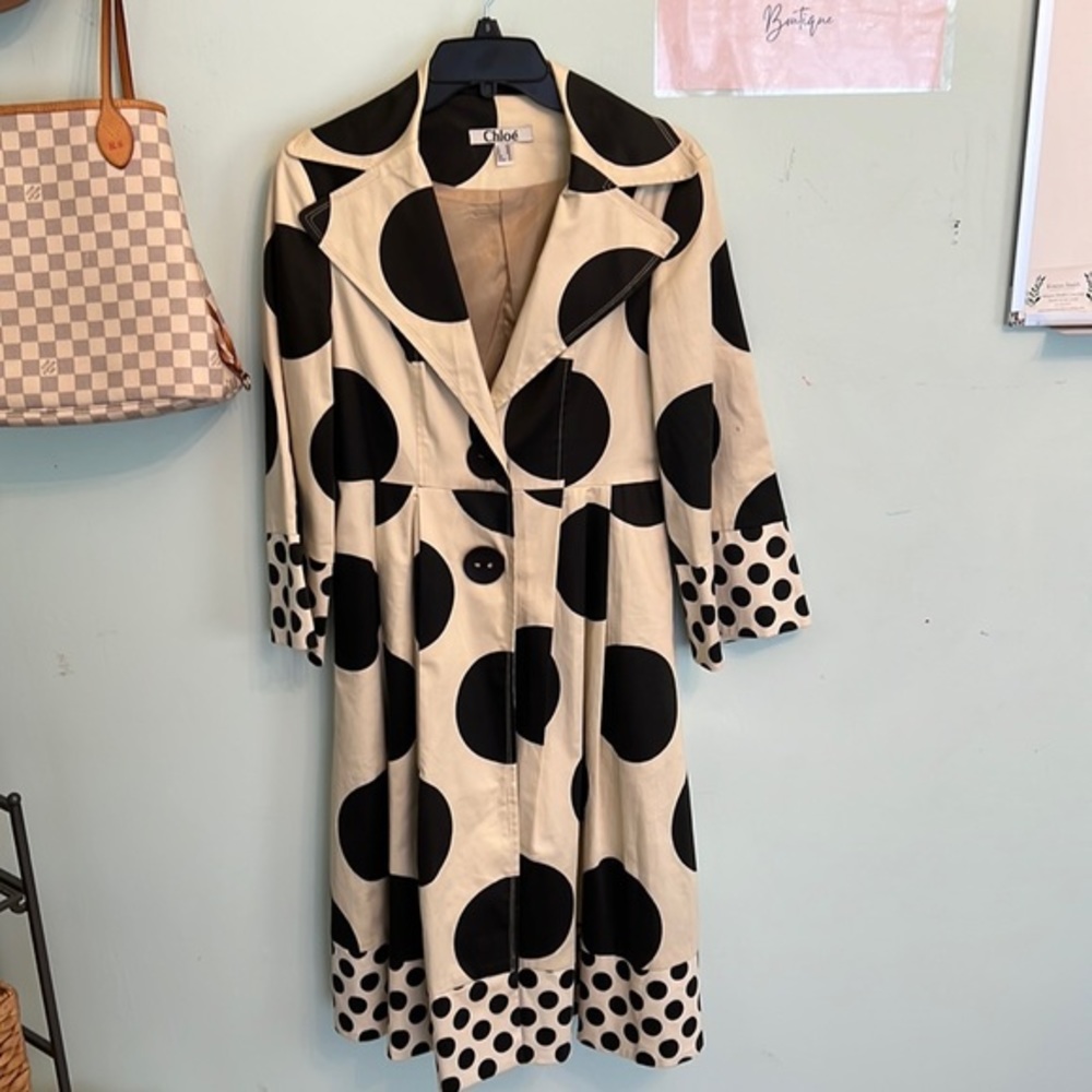 CHLOE Trench Coat size 6